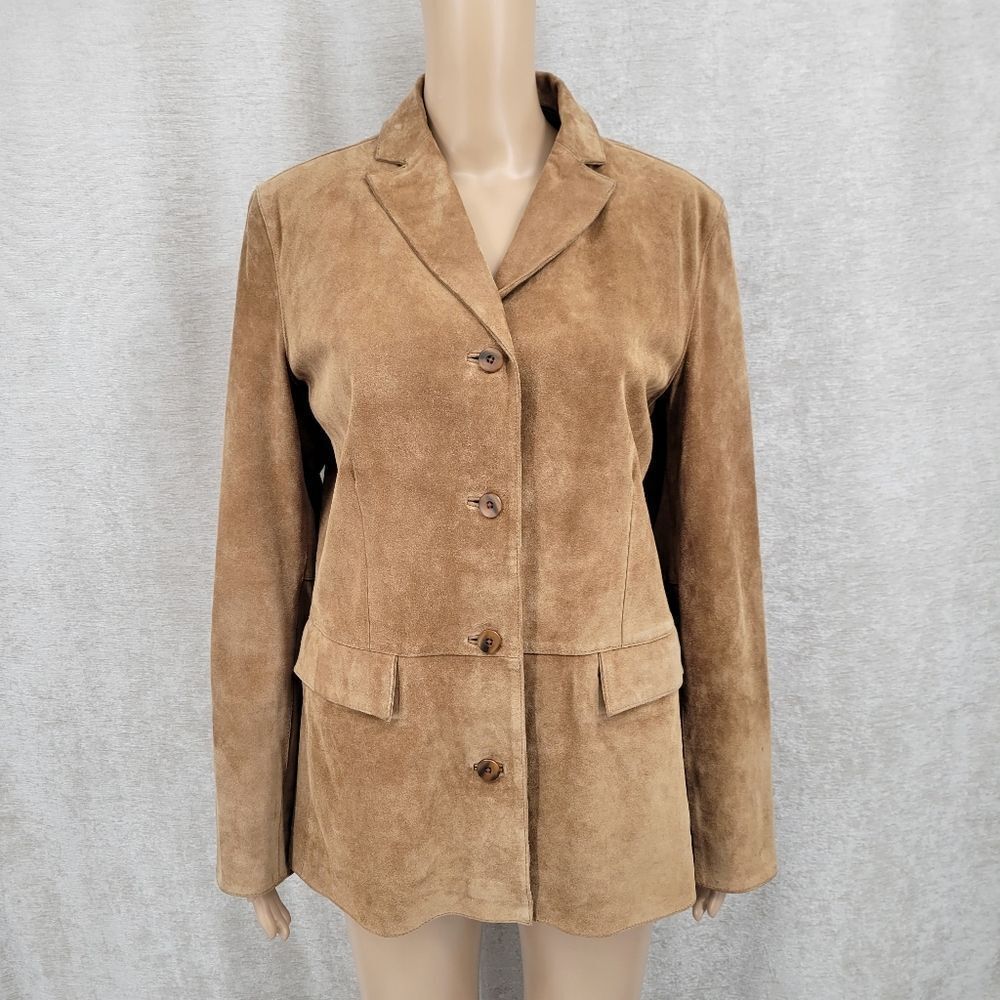 Women's Tan Suede Jacket